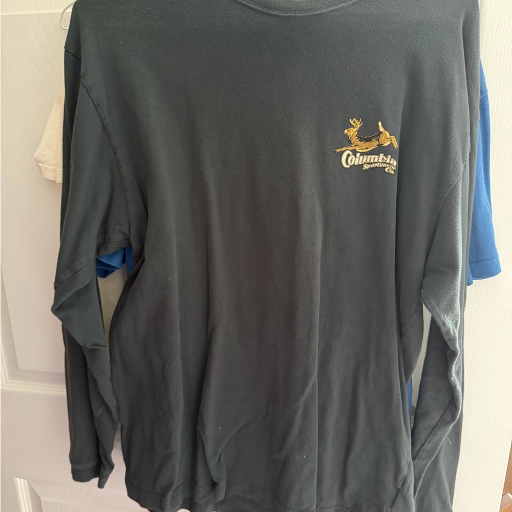 Columbia Dark Gray Men's Long Sleeve Shirt